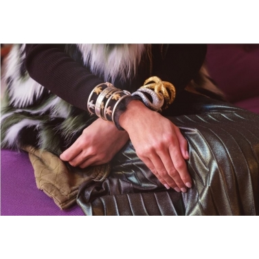 BRAZALETE ESTEL ORO BICOLOR...